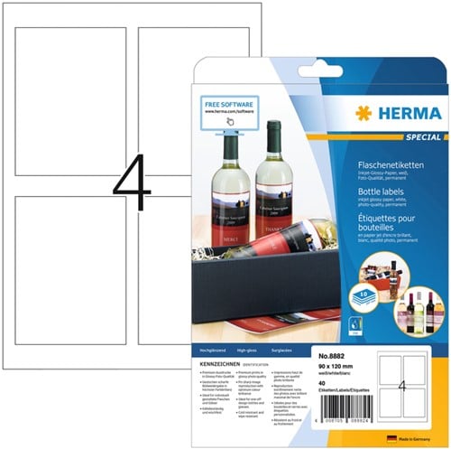 Herma Etiketten für Tintenstrahldrucker