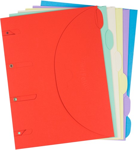 Smartfolder Lochmappen A4 sortiert 6 Stück
