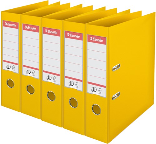 Ordner Esselte No 1 Power PP 75 mm gelb 5 Stück