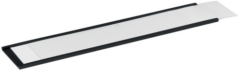 Etikettenhalter Langlebig magnetisch 200x40mm anthrazit 50 Stück
