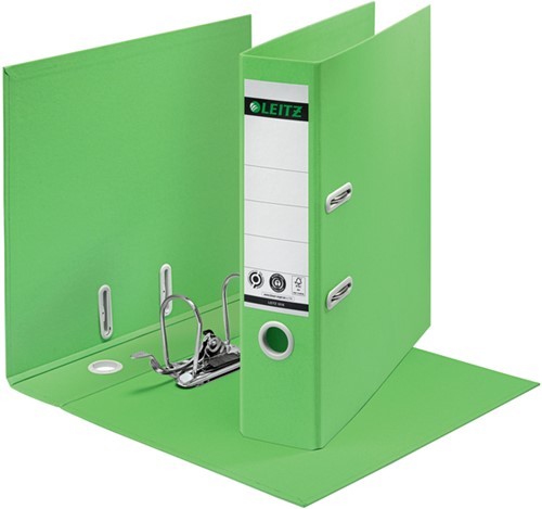 Ordner Leitz 180 Recycle 80 mm Karton A4 grün