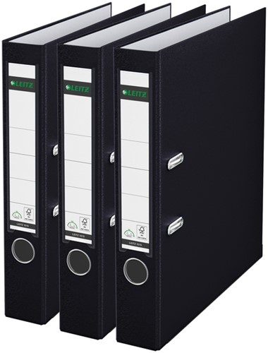 Ordner Leitz 180 1015 A4 55 mm 3 Stück schwarz