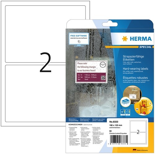 Herma Polyesteretiketten für alle Drucker